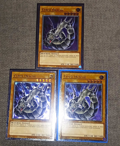 3x cyber dragon - yu-gi-oh!,