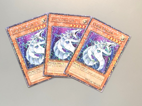 Yugioh cyber drago - 3x,
