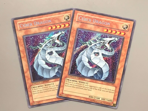 Yugioh cyber drago - 2x,